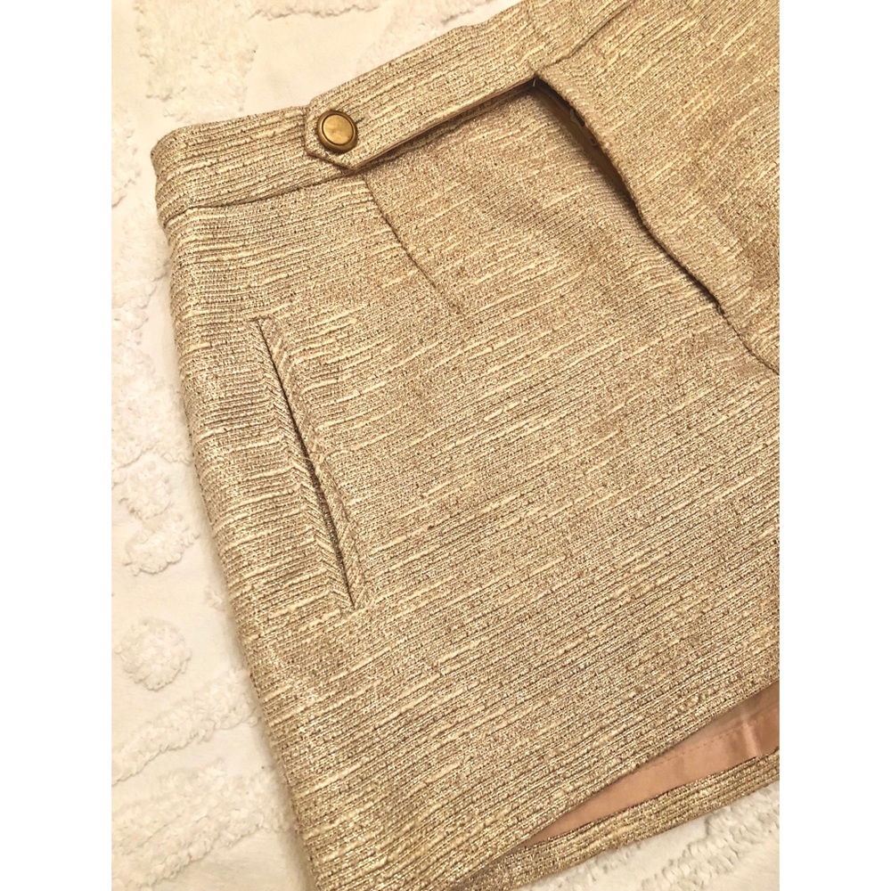Subtle Gold Shorts!